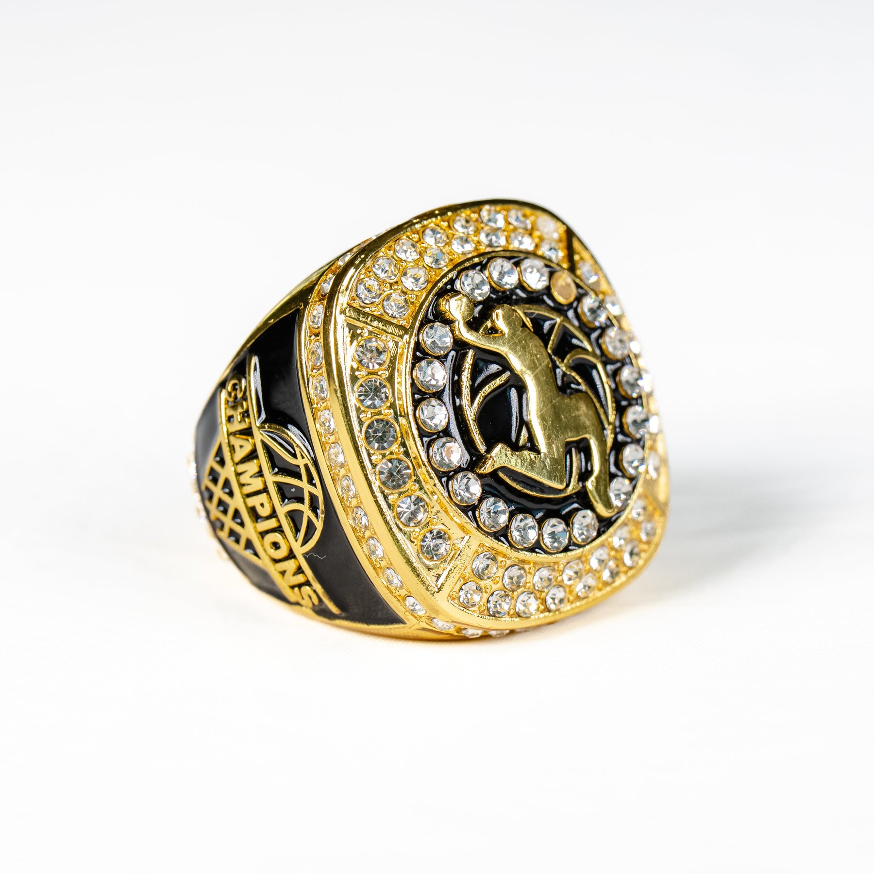 Gold Basketball Champion Rings – Ring King Awards