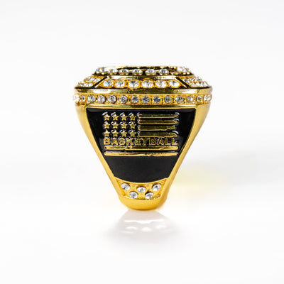 Gold Basketball Champion Rings