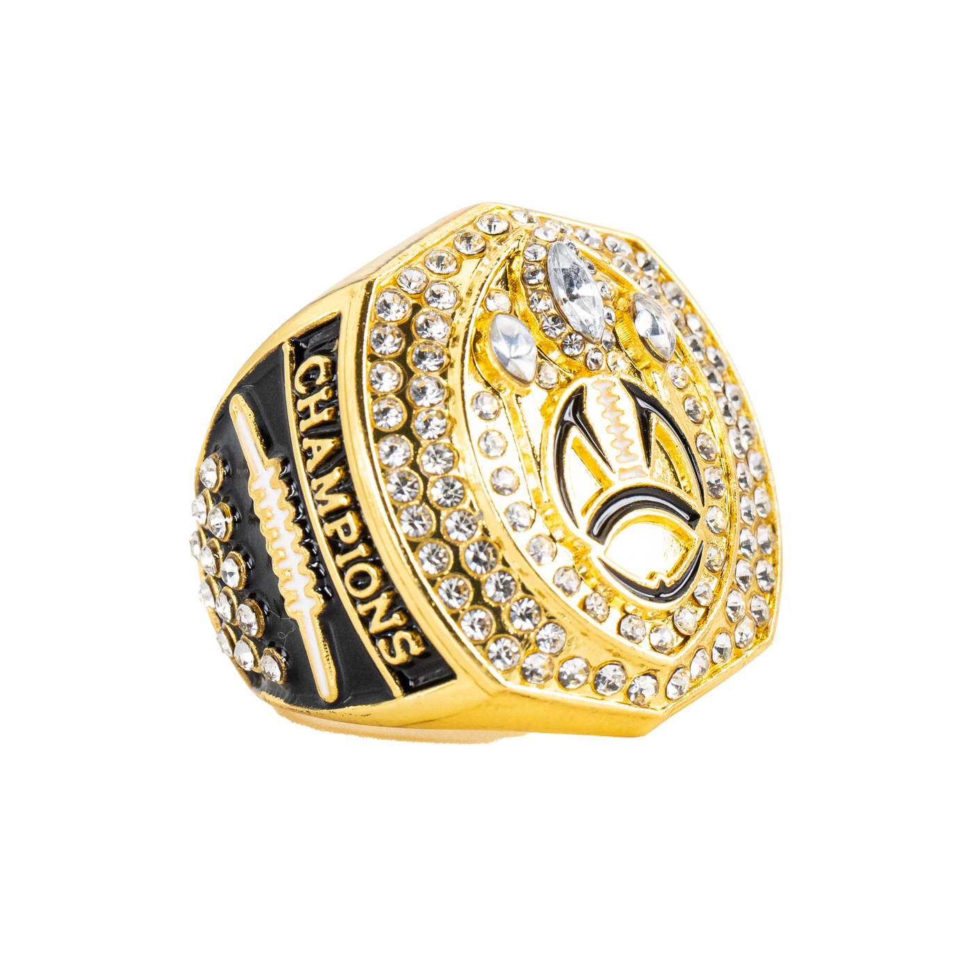 Gold Football Champion Rings - Ring King Awards