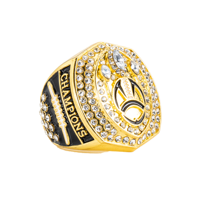 Gold Football Champion Rings - Ring King Awards