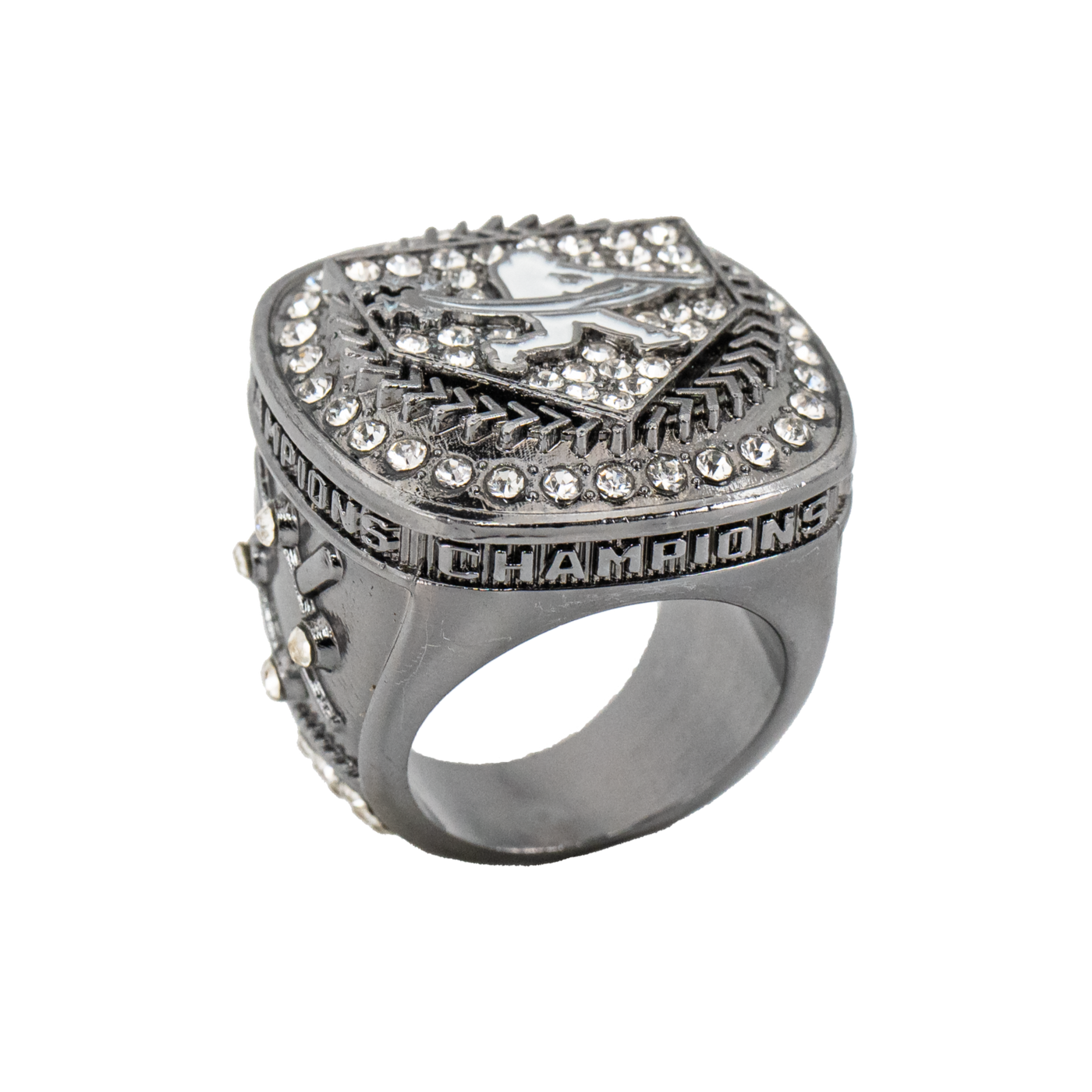 Gun metal Baseball tournament Rings