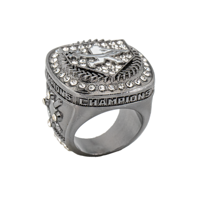 Gun metal Baseball tournament Rings