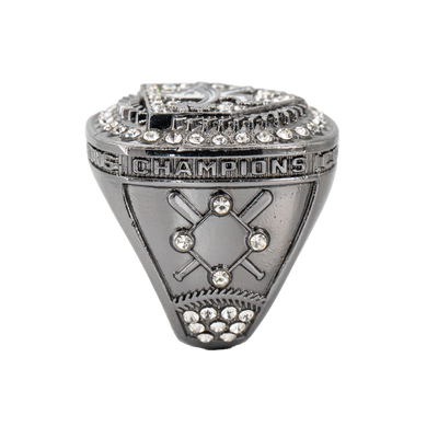 Black Gun Metal Baseball Tournament Rings – Ring King Awards