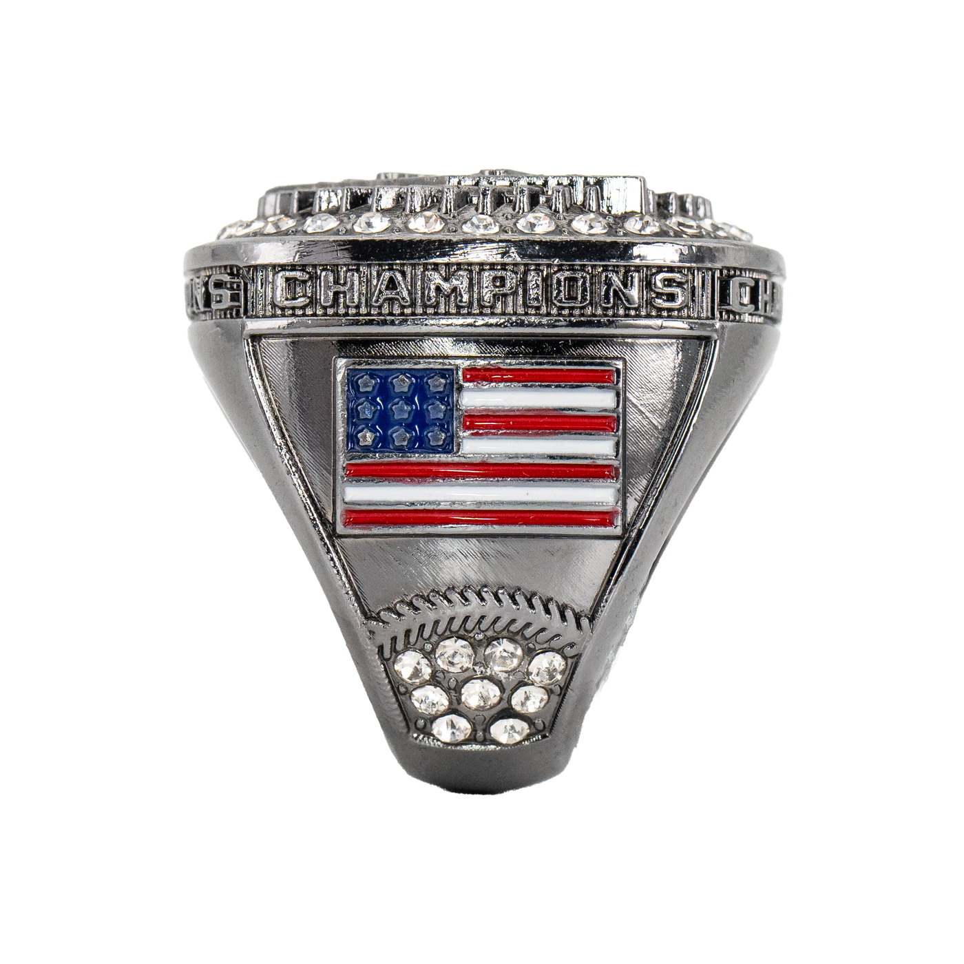 Black Gun Metal Baseball Tournament Rings – Ring King Awards