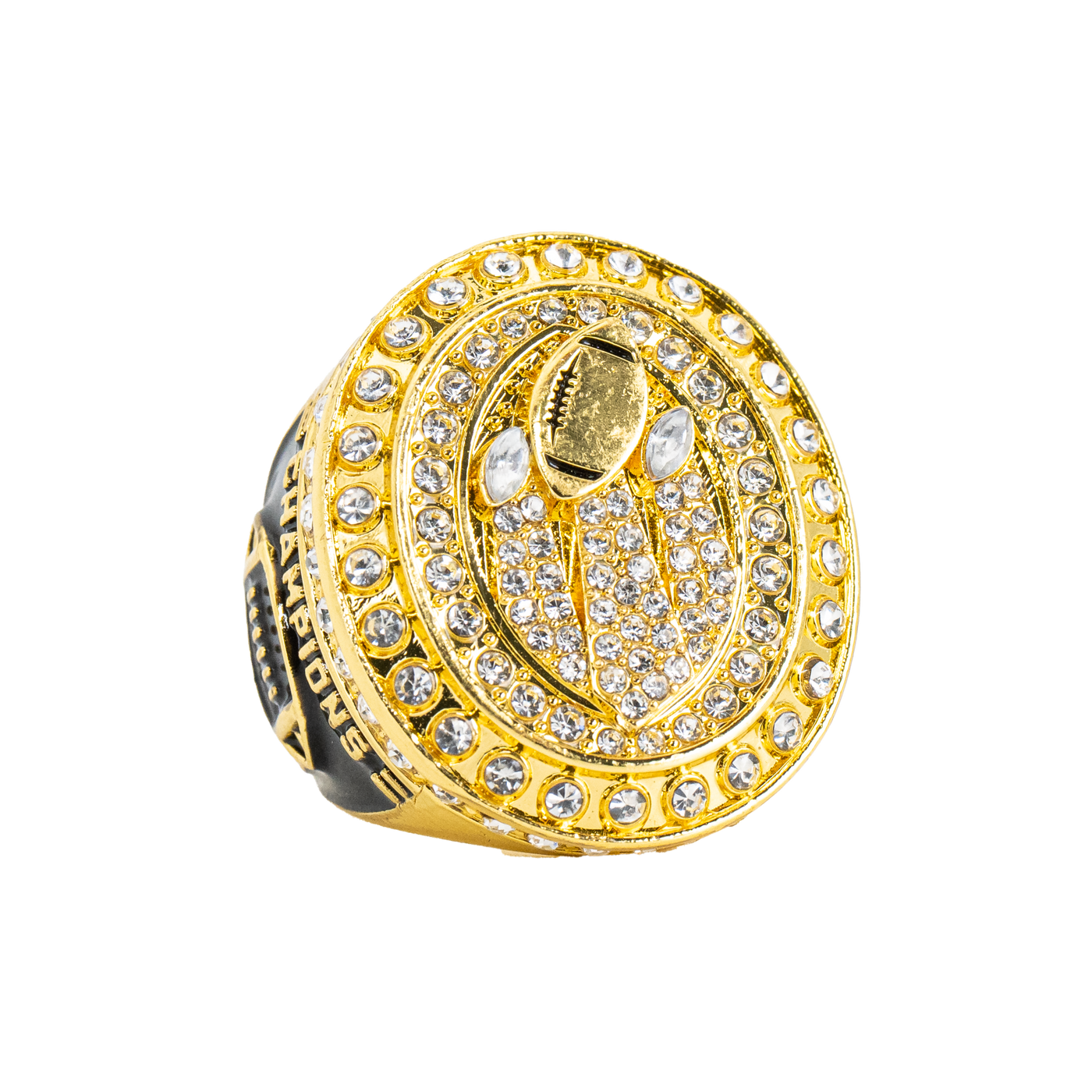 Gold II Football Champion Rings – Ring King Awards