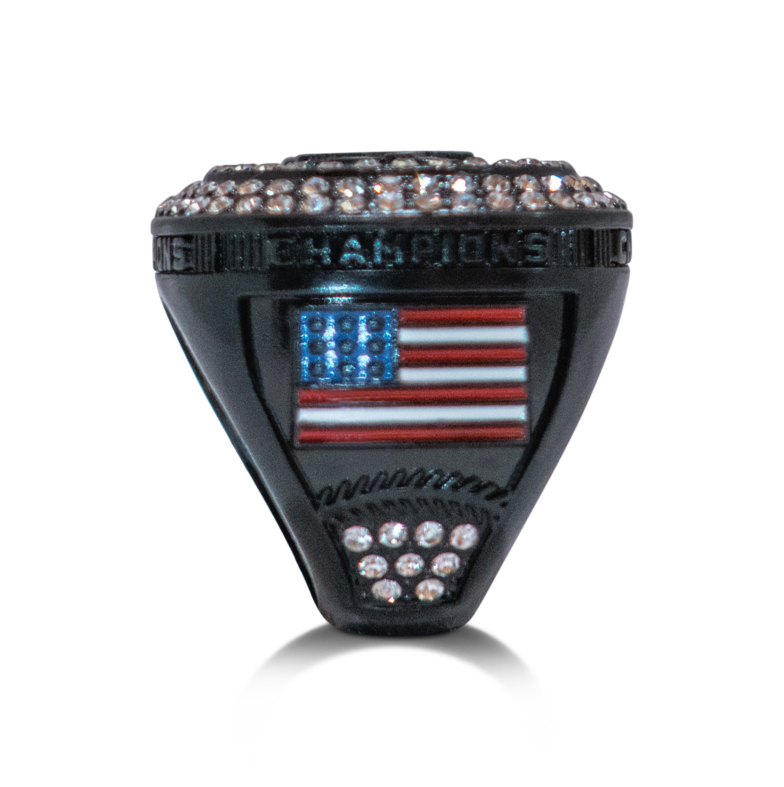 Black Baseball Championship Rings - Ring King Awards