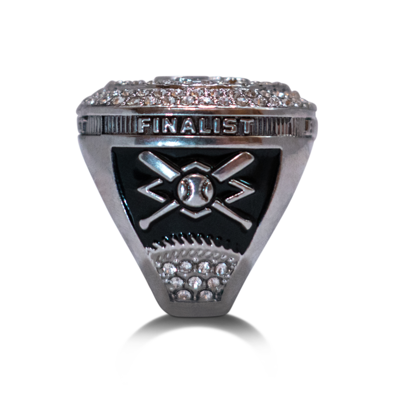 stock silver softball rings