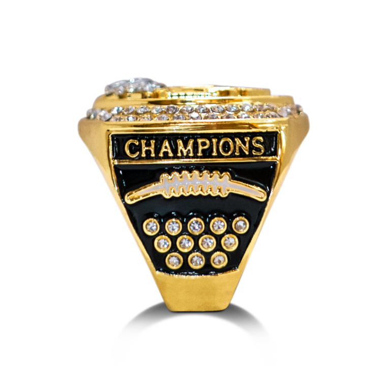 Gold Football Champion Rings